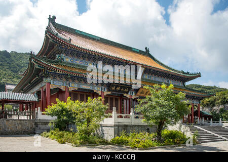 Temple de montagne tianmen, zhangjiajie, Hunan, Chine Banque D'Images