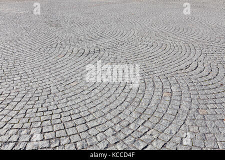 Pavage en pierre vieille place Banque D'Images