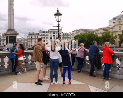 Trafalgar square london Banque D'Images