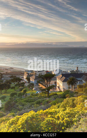 Muizenberg Beach, Cape Town, Western Cape, Afrique du Sud Banque D'Images