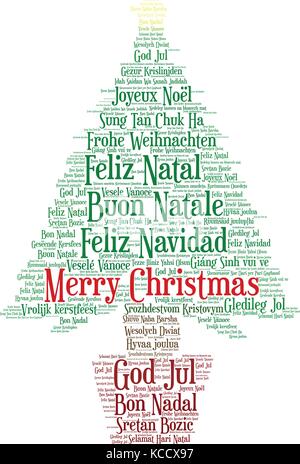 Nuage De Mots Joyeux Noel Dans Toutes Les Langues Du Monde Rendu A La Terre La Forme Et Les s Image Vectorielle Stock Alamy