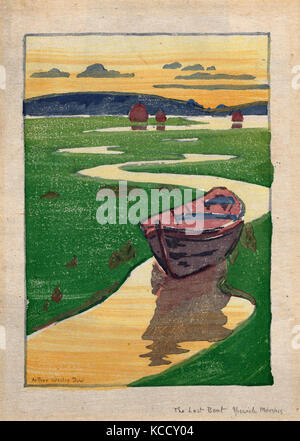 "L'épave" ou "le bateau perdu', Arthur Wesley Dow, 1916 Banque D'Images