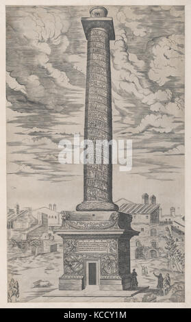 Speculum Romanae Magnificentiae : Colonne de Trajan, Anonyme, 1544 Banque D'Images