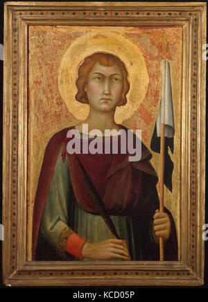 Saint Ansanus, ca. 1326, Tempera sur bois, la masse d'or, dans l'ensemble 22 x 15 5/8 in. (57,5 x 38,1 cm) ; surface peinte 22 1/2 x 14 1/2 Banque D'Images