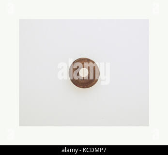 Bead, Roman, verre, Diam. : 13/16 x 3/8 in. (2 x 0,9 cm), verre Banque D'Images