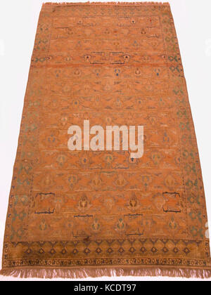 Polonaise Tapis, 17ème siècle, attribué à l'Iran, Kashan probablement, peut-être à Ispahan, coton (warp), soie (trame et pile Banque D'Images