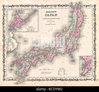 1862, Johnson Site du Japon Banque D'Images