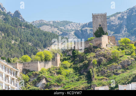 Yedra château à Cazorla, Jaen, Espagne Banque D'Images