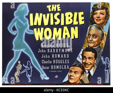 La FEMME INVISIBLE 1940 Universal Pictures sci-fi film basé sur le roman de 1897 de H. G. Wells Banque D'Images