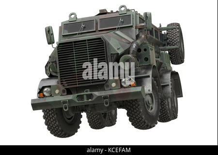 Chariot de transport de l'armée militaire Banque D'Images