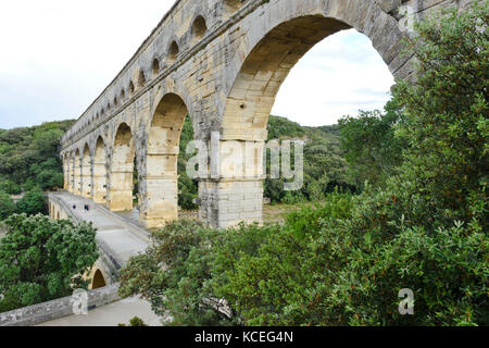 Pont du Gard, languedoc-roussillon, france Banque D'Images