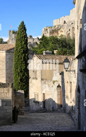 Vieille ville, les Baux-de-provence, Provence, France Banque D'Images