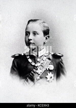 Photographie de l'Oskar Karl Gustav Adolf de Prusse (1888 -1958) était le cinquième fils de Guillaume II, Empereur allemand et Augusta Victoria de Schleswig-Holstein. En date du 19e siècle Banque D'Images