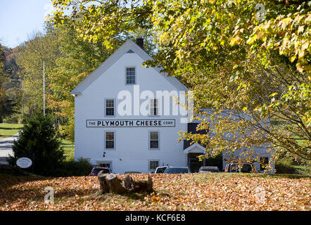 Woodstock, Vermont, USA. 4ème Oct 2017. Le 4 octobre 2017. Plymouth, Massachusetts. Le Plymouth Cheese Co. produit toutes les fromages naturels à Plymouth. Vermont à la Calvin Coolidge site historique. Credit : Ralph Lauer/ZUMA/Alamy Fil Live News Banque D'Images