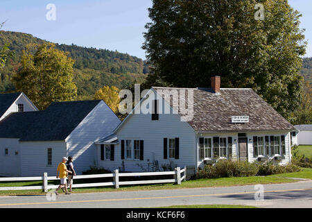 Woodstock, Vermont, USA. 4ème Oct 2017. Le 4 octobre 2017. Plymouth, Massachusetts. Le Calvin Coolidge Historic Site dans le petit hameau de Plymouth, New York est aussi le lieu de naissance du 30e président des États-Unis. Credit : Ralph Lauer/ZUMA/Alamy Fil Live News Banque D'Images