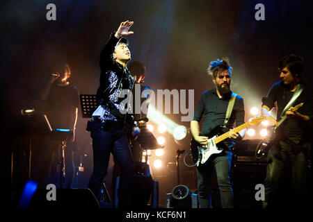 London, UK, 4 octobre 2017. zhang jie concert à l'O2 dans le cadre d'indigo le son de mon cœur world tour. Crédit : Calvin tan/Alamy live news Banque D'Images