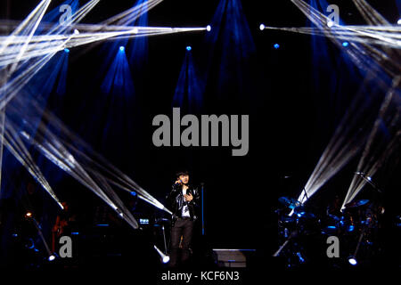 London, UK, 4 octobre 2017. zhang jie concert à l'O2 dans le cadre d'indigo le son de mon cœur world tour. Crédit : Calvin tan/Alamy live news Banque D'Images