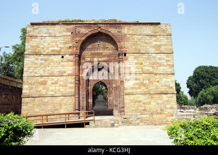 Tombe d'iltutmish à complexe qutb, New delhi Banque D'Images