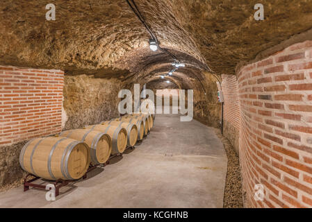 Caves souterraines de Rueda, Espagne Banque D'Images