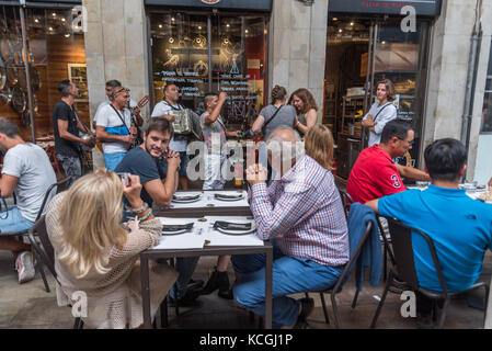 Mercat de la Boqueria, Barcelone, Catalogne, Espagne Banque D'Images