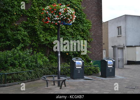 Des ville d'Eindhoven. Sécurité des piétons et l'équipement de contrôle de la circulation Banque D'Images