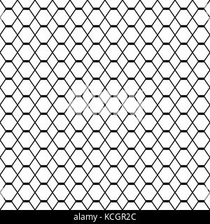 Résumé fond noir et blanc. Une grille géométrique de la texture, de l'illustration vectorielle. Illustration de Vecteur