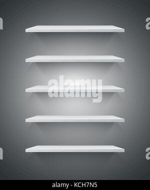 3d icône plateau blanc. Illustration de Vecteur