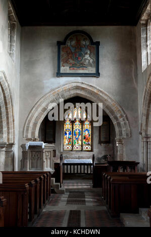 St Wilfrid's Church, Faible Marnham, Dorset, England, UK Banque D'Images