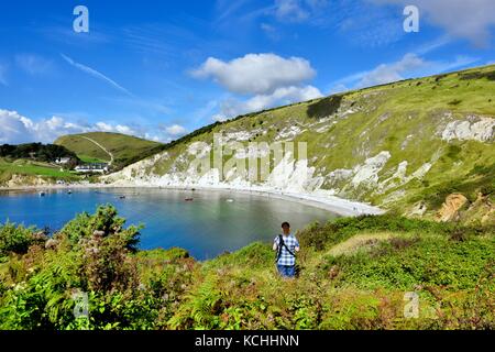 Crique de Lulworth Dorset England uk Banque D'Images