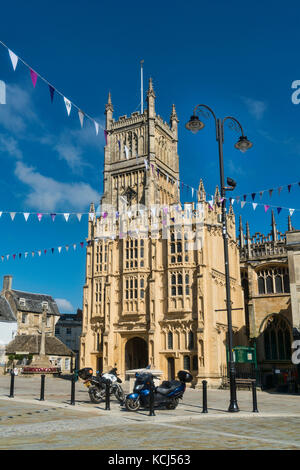 Cirencester ; Parish Church, St Jean Baptiste, Gloucestershire, Royaume-Uni ; l'Angleterre Banque D'Images