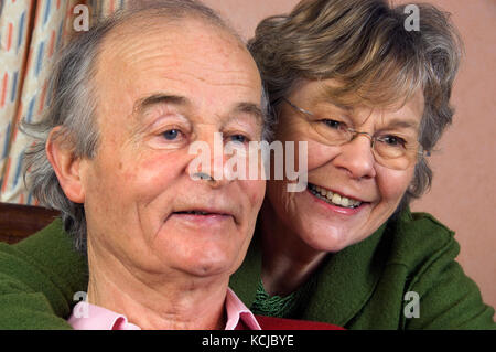 Jane & Robert Fearnley-Whittingstall, parents de Hugh Fearnley-Whittingstall. Banque D'Images