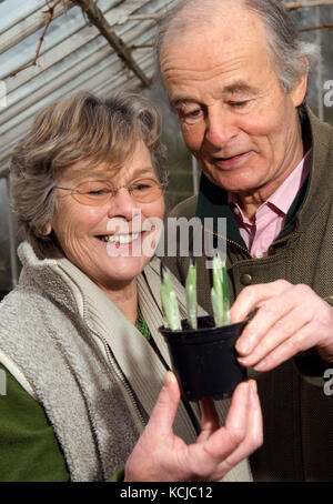 Jane & Robert Fearnley-Whittingstall, parents de Hugh Fearnley-Whittingstall. Banque D'Images