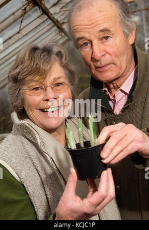 Jane & Robert Fearnley-Whittingstall, parents de Hugh Fearnley-Whittingstall. Banque D'Images