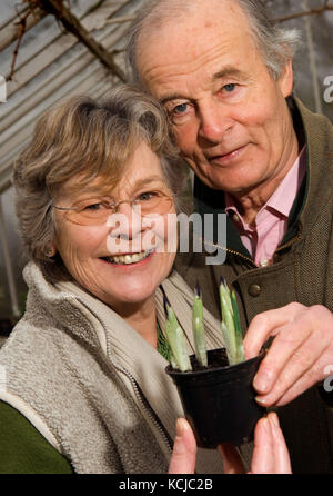 Jane & Robert Fearnley-Whittingstall, parents de Hugh Fearnley-Whittingstall. Banque D'Images