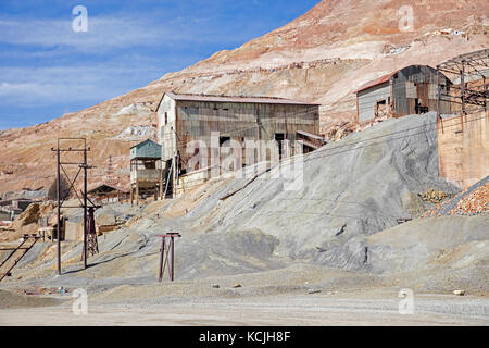 Exploitation minière de la mine d'argent sur le Cerro Rico de Potosi, Tomás Frías, Bolivie Banque D'Images