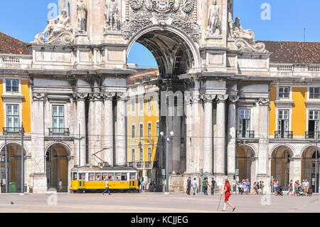 La Praça do Comércio, Lisboa, Portugal Banque D'Images