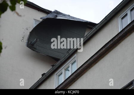 Berlin, Allemagne. 5Th oct, 2017. Météo à l'Allemagne : storm 'xavier' hits berlin crédit : Markku rainer peltonen/Alamy live news Banque D'Images