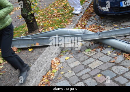 Berlin, Allemagne. 5Th oct, 2017. Météo à Berlin : storm 'xavier' hits berlin crédit : Markku rainer peltonen/Alamy live news Banque D'Images