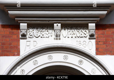 Ancienne Société Travaux Gaz Bureaux à Salford Banque D'Images