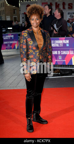 La photo Doit Être Créditée ©Alpha Press 078237 05/10/2017 Dee Ress Mudbound Royal Bank of Canada Gala screening lors du 61ème BFI LFF London Film Festival 2017 à Londres Banque D'Images