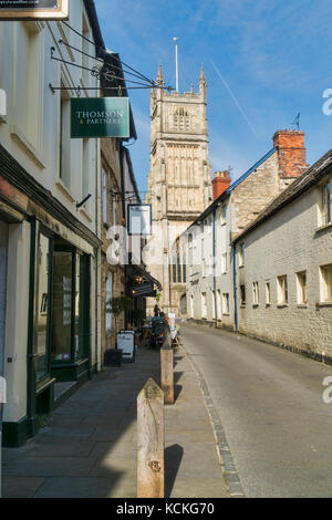 Cirencester ; Parish Church, St Jean Baptiste, Gloucestershire, Royaume-Uni ; l'Angleterre Banque D'Images