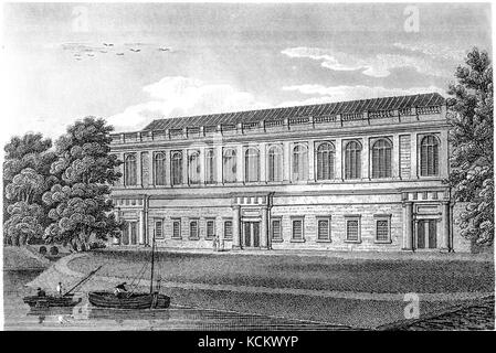 Une gravure de la Bibliothèque du Trinity College de Cambridge numérisées à haute résolution à partir d'un livre imprimé en 1812. Croyait libres de droit. Banque D'Images