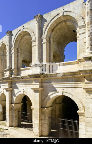 Amphithéâtre, Arles, Provence, France Banque D'Images