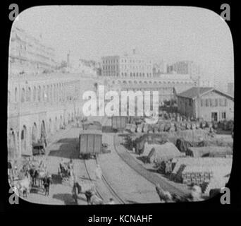 Dépôt d'Alger et de terrains de la gare de chemin de fer algérien RCAC2004707567 Banque D'Images