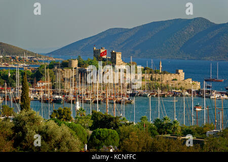 Château Saint Pierre à Bodrum, Province de Mugla, Turquie. Banque D'Images