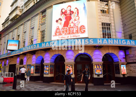 Annie montrant au Piccadilly Theatre à Londres, Angleterre, RU Banque D'Images