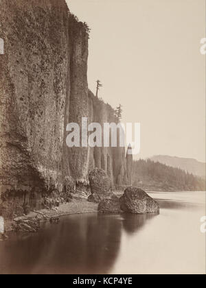 Emmons Carleton Watkins le cap Horn, Columbia River, Oregon Banque D'Images