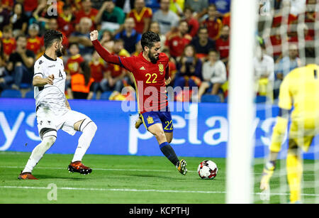 Alicante, Espagne. 6Th sep 2017.'qualificatifs de la coupe du monde de 2018, 9 match entre l'Espagne et de l'Albanie à la Jose rico perez stadium. crédit : abel f. ros/Alamy live news Banque D'Images