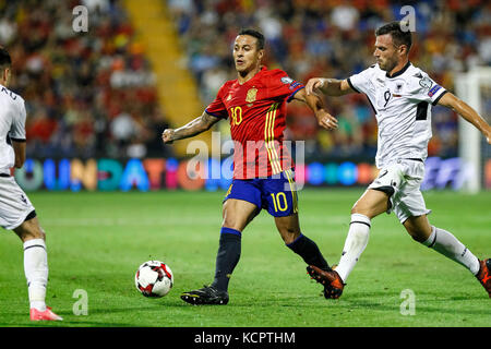 Alicante, Espagne. Sep 6, 2017. Fédération Européenne de la Coupe du Monde 2018 éliminatoires, 9 match entre l'Espagne et de l'Albanie à la Jose Rico Perez Stadium. Credit : ABEL F. ROS/Alamy Live News Banque D'Images