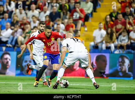 Alicante, Espagne. 6Th sep 2017.'qualificatifs de la coupe du monde de 2018, 9 match entre l'Espagne et de l'Albanie à la Jose rico perez stadium. crédit : abel f. ros/Alamy live news Banque D'Images